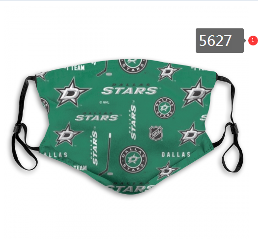 2020 NHL Dallas Stars Dust mask with filter->nhl dust mask->Sports Accessory